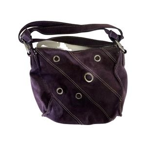Marc Jacobs purple suede handbag
